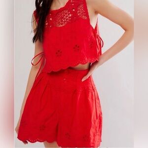 Red Free People Set